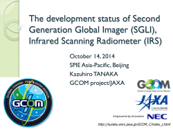 SGLI IRS sensor