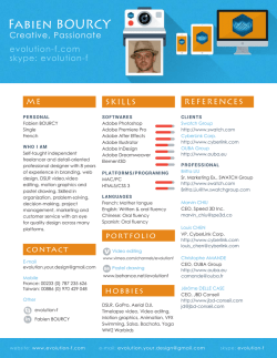 Download Resume - EVOLUTION