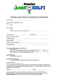 here - Wakatipu Junior Golf Club