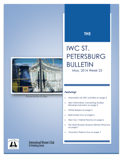 IWC ST. PETERSBURG BULLETIN