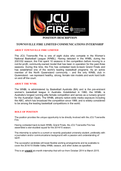 JCU Townsville Fire Communications Intern