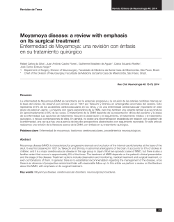 Moyamoya disease: a review with emphasis on its surgical treatment