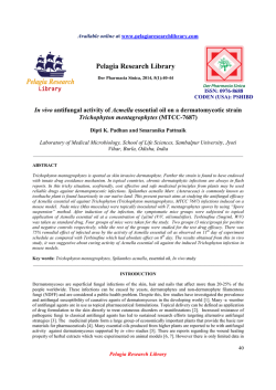 In vivo - Pelagia Research Library