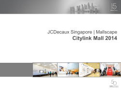 Citylink Mall - JCDecaux Singapore