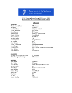 IFSC Clearing House Group Minutes 13 Feb 2014