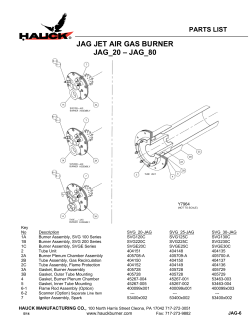 JAG JET AIR GAS BURNER JAG_20 &ndash; JAG_80