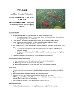 Joint Base Elmendorf-Richardson Fishing Regs