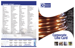 Product Supplier Index - Electrical Equipment Company