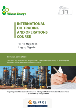 international oil trading and operations course