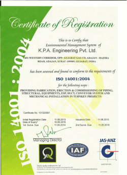 JAS &ndash; ANZ - KPA Engineering Pvt. Ltd.