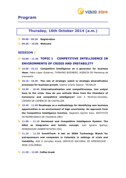 Download program - Conferencia Visio 2014