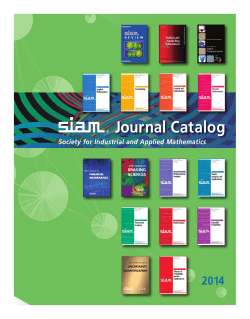 2014 Journal Catalog