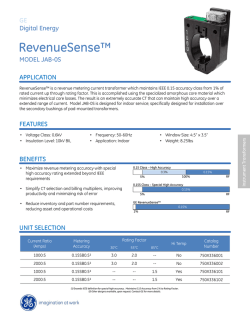 JAB-0S - GE Digital Energy