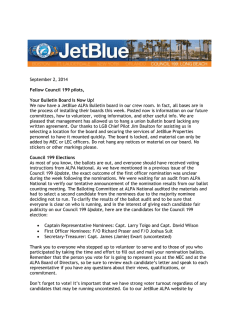 JBU 199 Update for 09-02-2014