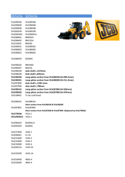 JCB Products - Bailey Morris