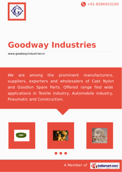 Download Brochure - Goodway Industries