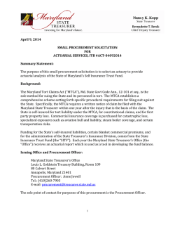 ITB - Maryland State Treasurer