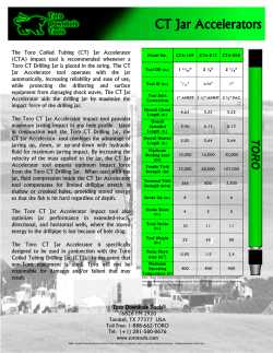Jar Accelerators Specification Sheet