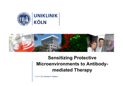 Sensitizing Protective Microenvironments to Antibody