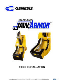 Jaw Armor Install - Genesis Attachments