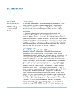 Current Resume - SeanMcPherson.Com