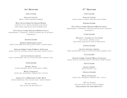 IST SEATING - Bourbon Steak
