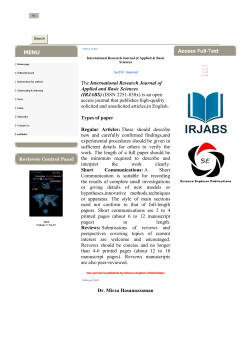 The International Research Journal of Applied and Basic Sciences