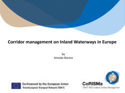 Corridor management on inland waterways in europe anneke
