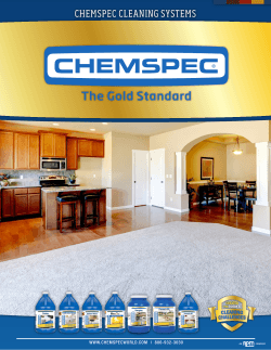CHEMSPEC CLEANING SYSTEMS
