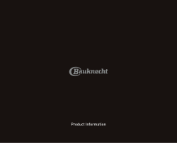 Brochure - Bauknecht