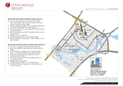Download Office Map (PDF) - ORYX WORLD | Business Centre