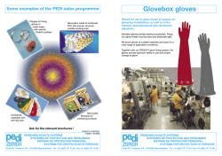 Glovebox gloves