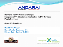 Angarai IVV Report September Summary