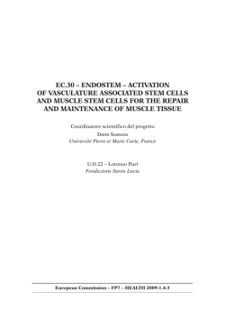 ec.30 &ndash; endostem &ndash; activation of vasculature associated stem cells