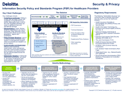 Information Security Policy and Standards Program (PSP