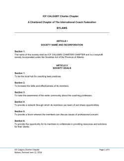 ICF Calgary Bylaws June 2014