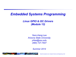 ESP-ppt-13 - Real-Time Embedded Systems Lab