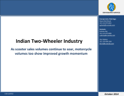 Indian Two-Wheeler Industry