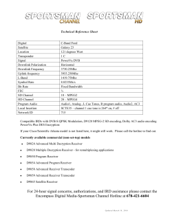 For 24-hour signal concerns, authorizations, and IRD assistance