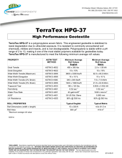 TerraTex HPG-37 - Hanes Geo Components