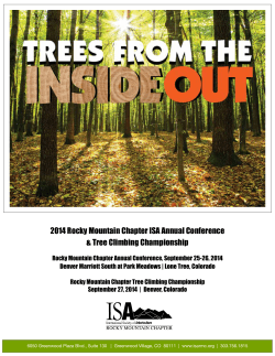 Invitation - ISA International Society of Arboriculture