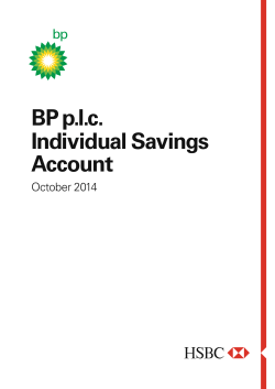 BP ISA brochure (pdf, 132KB) null
