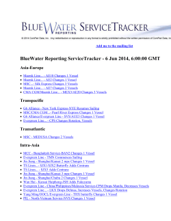 BlueWater Reporting ServiceTracker