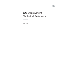 iOS Deployment Technical Reference