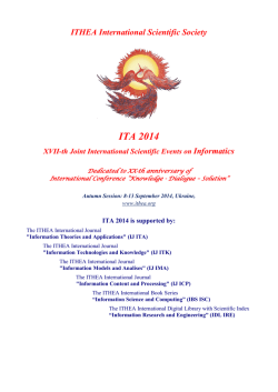 ITA 2014 - Science