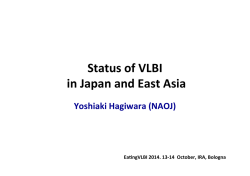 Status of VLBI in Japan and East Asia