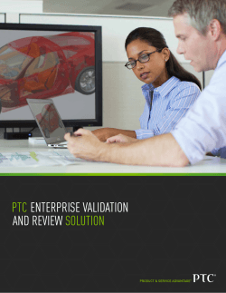 PTC ENTERPRISE VALIDATION AND REVIEW SOLUTION