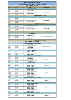 IQS PART 2 - BY EXAMS BRICKFIELDS ASIA COLLEGE