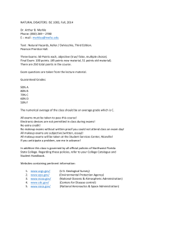 ISC 1003 Basic Information - Northwest Florida State College