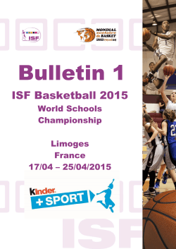 ISF Basketball 2015